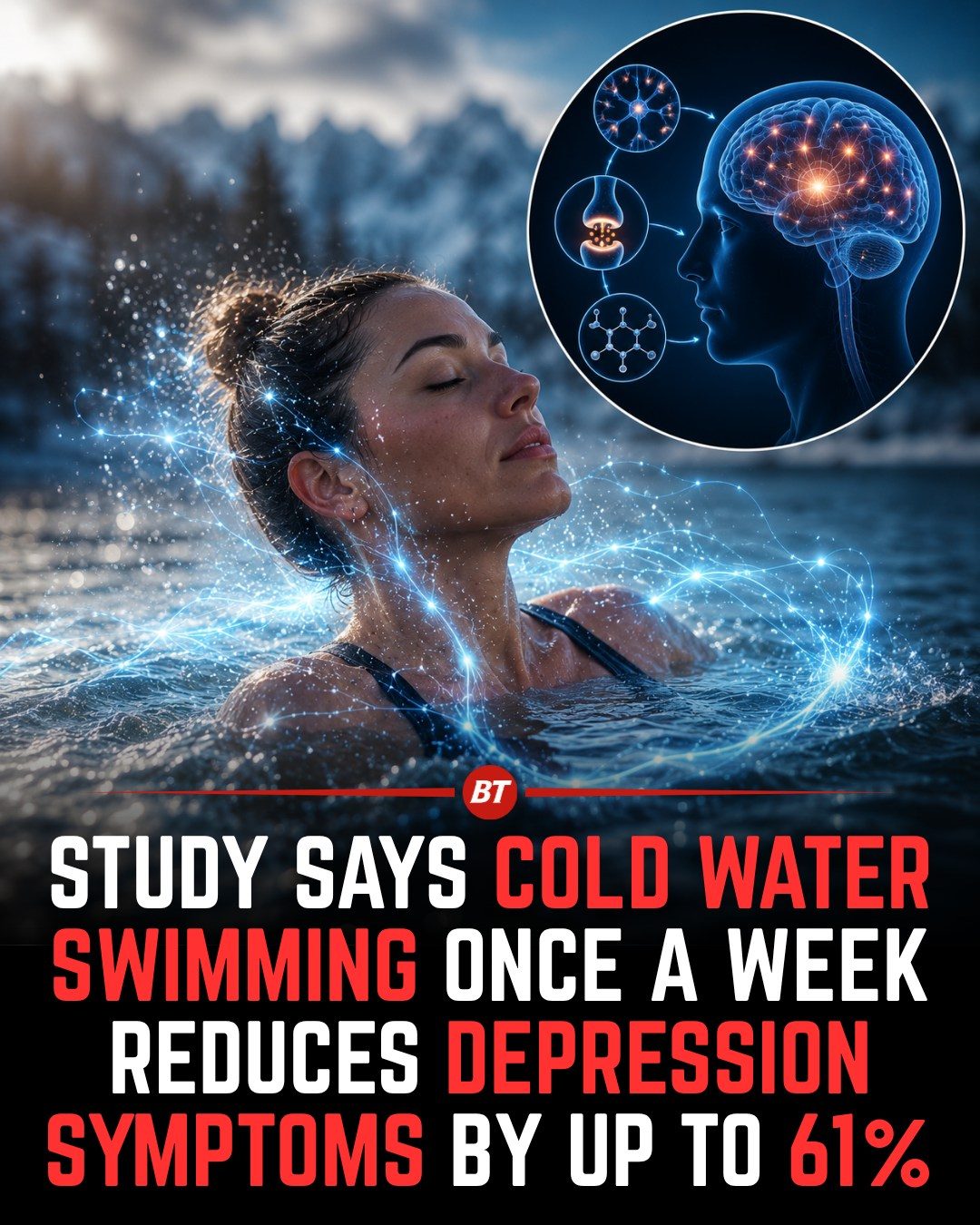 How Cold Water Swimming Can Help Reduce Depression Symptoms