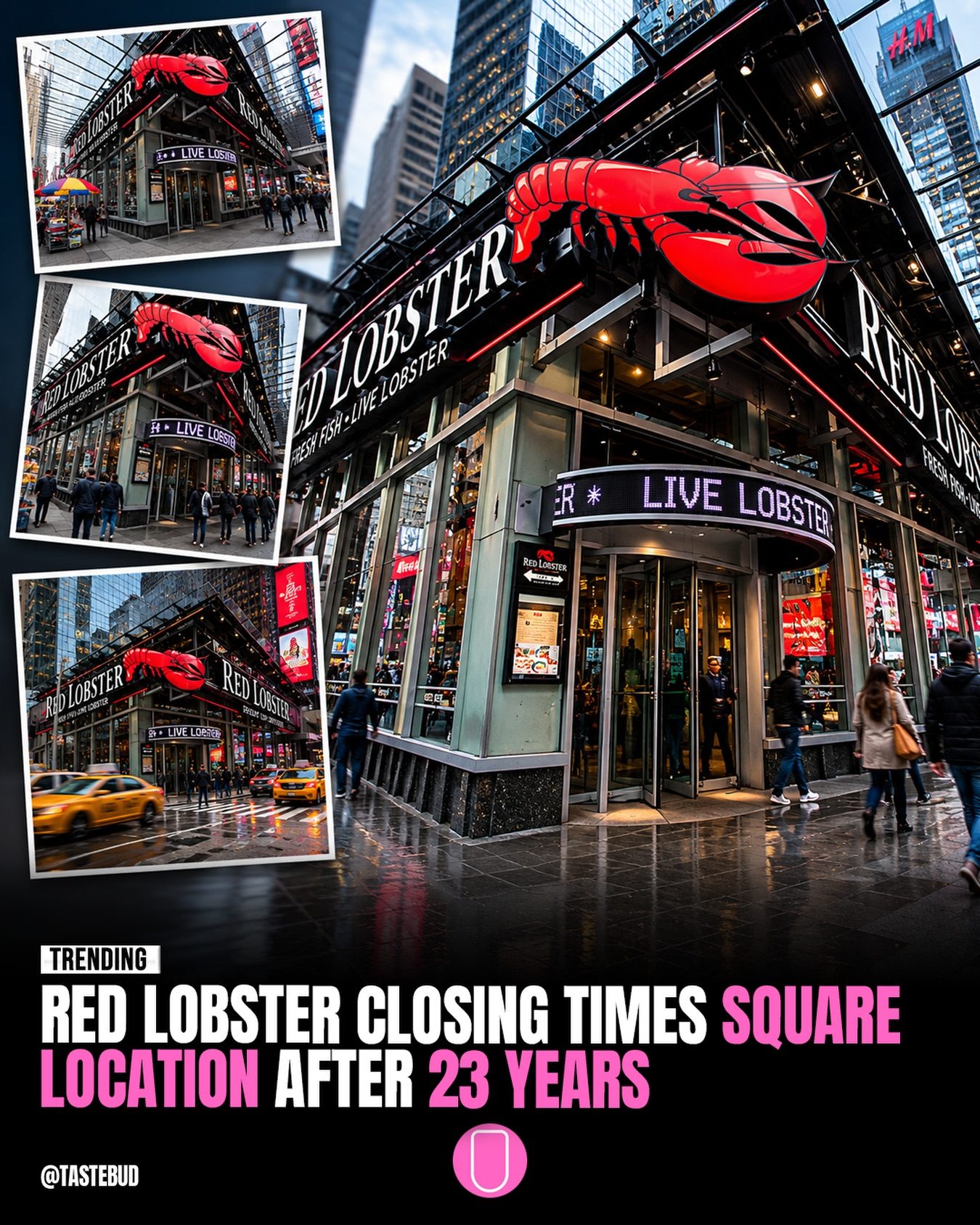 Red Lobster's Iconic Times Square Location Closing After 23 Years