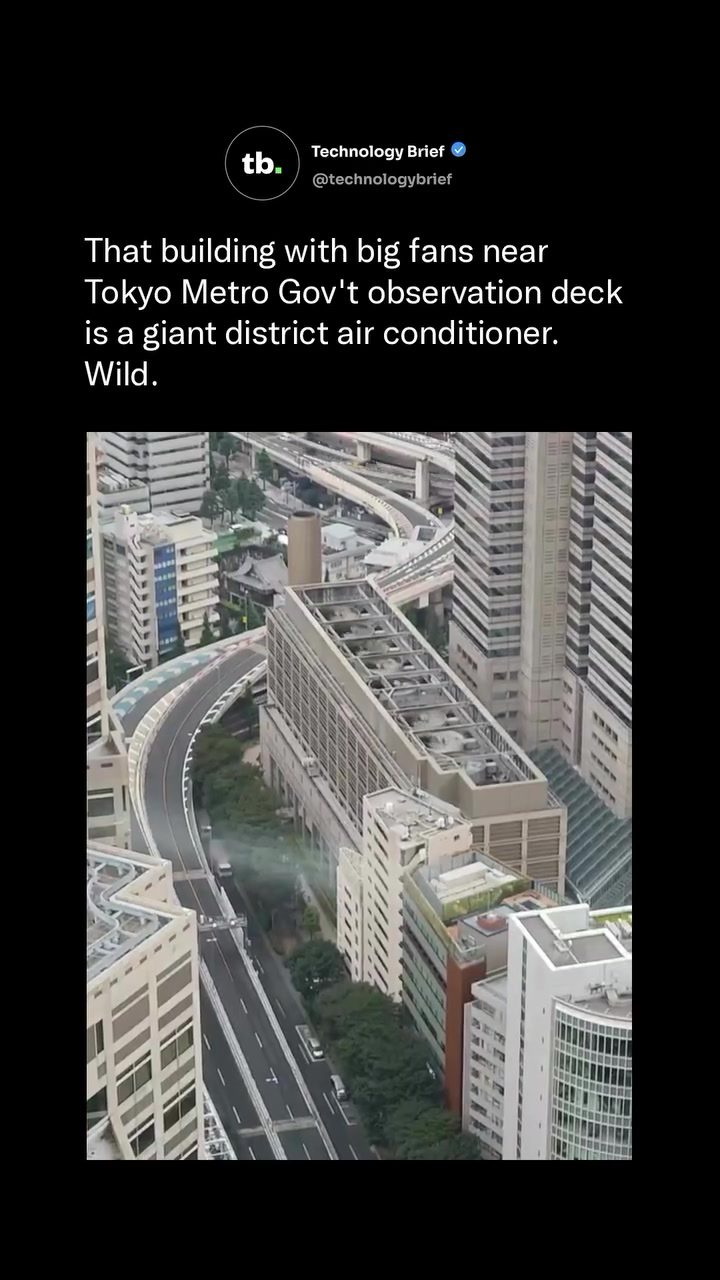 Tokyo's Unique District Cooling System