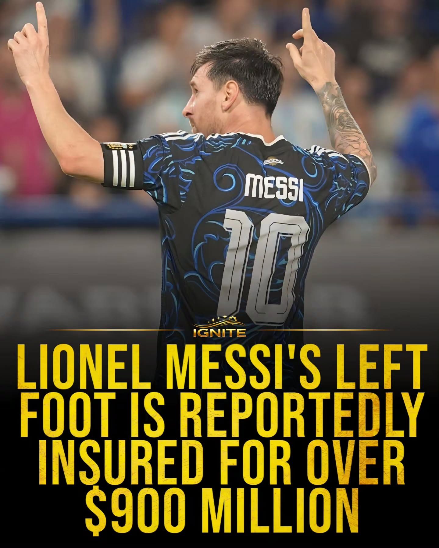 Messi's Left Foot: Insured for $900M