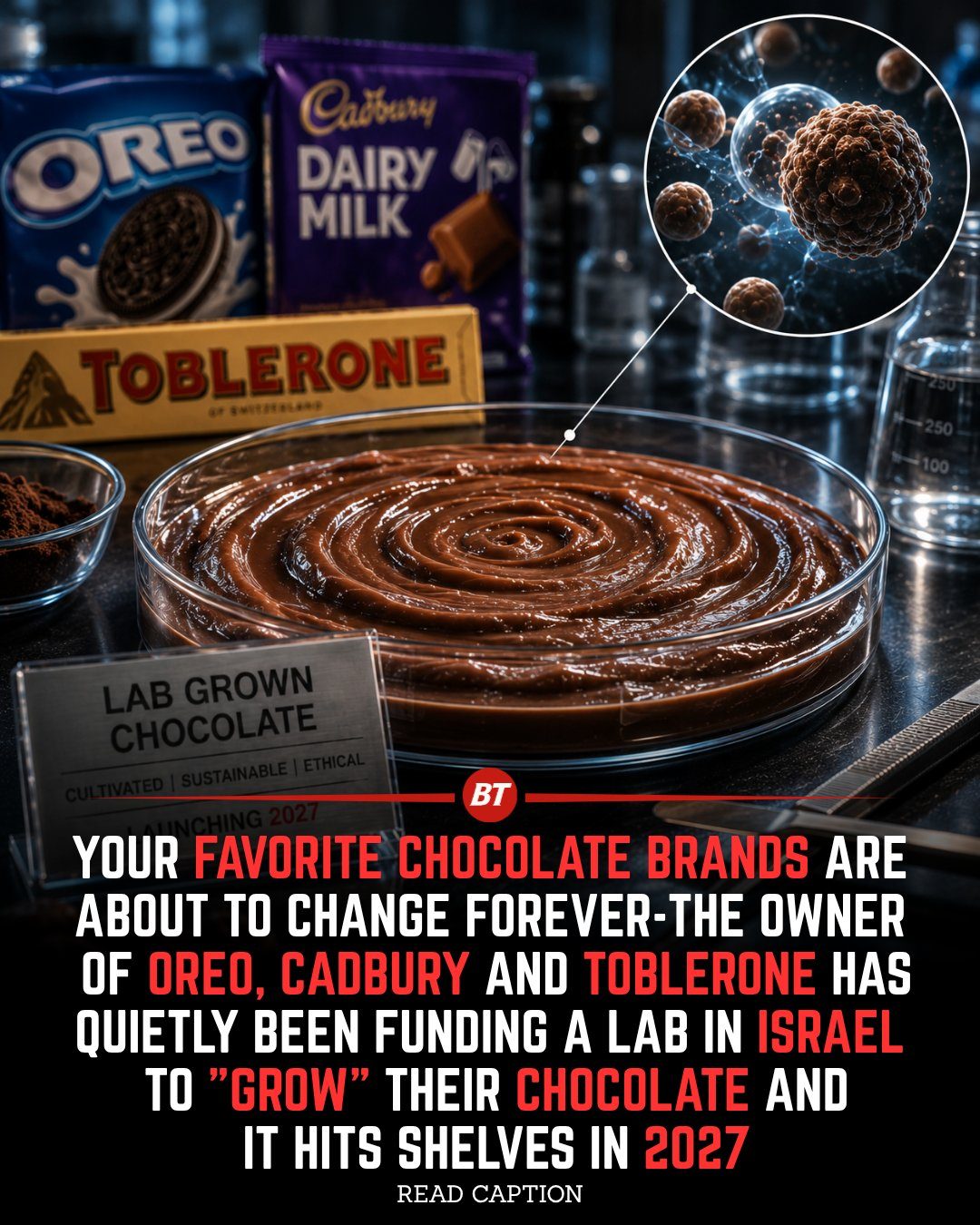 Cadbury and Other Brands Invest in Lab-Grown Chocolate for 2027