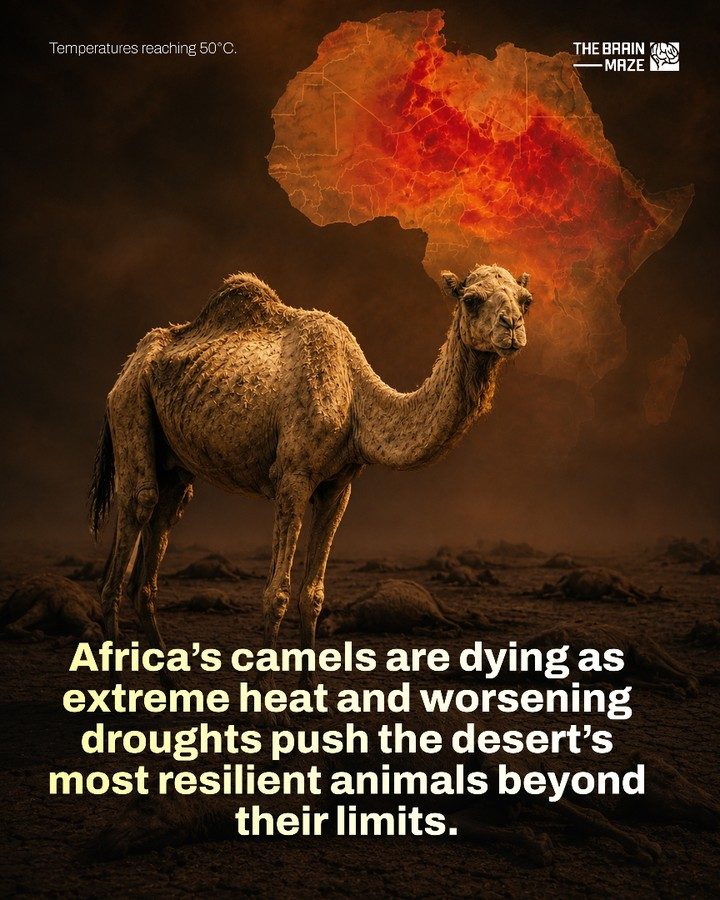 Camels Struggle as Extreme Heat and Droughts Hit Africa