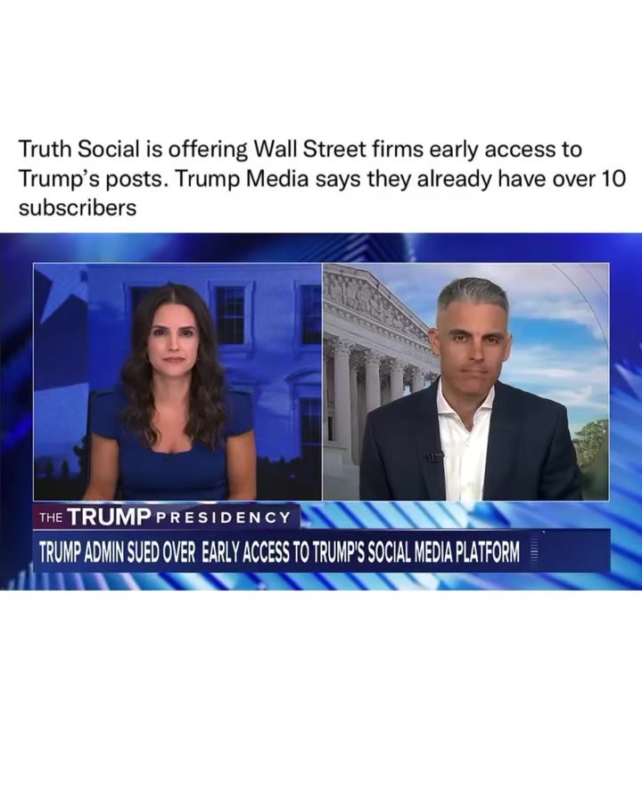 Trump Media: Financial Firms Pay for Early Access to Truth Social