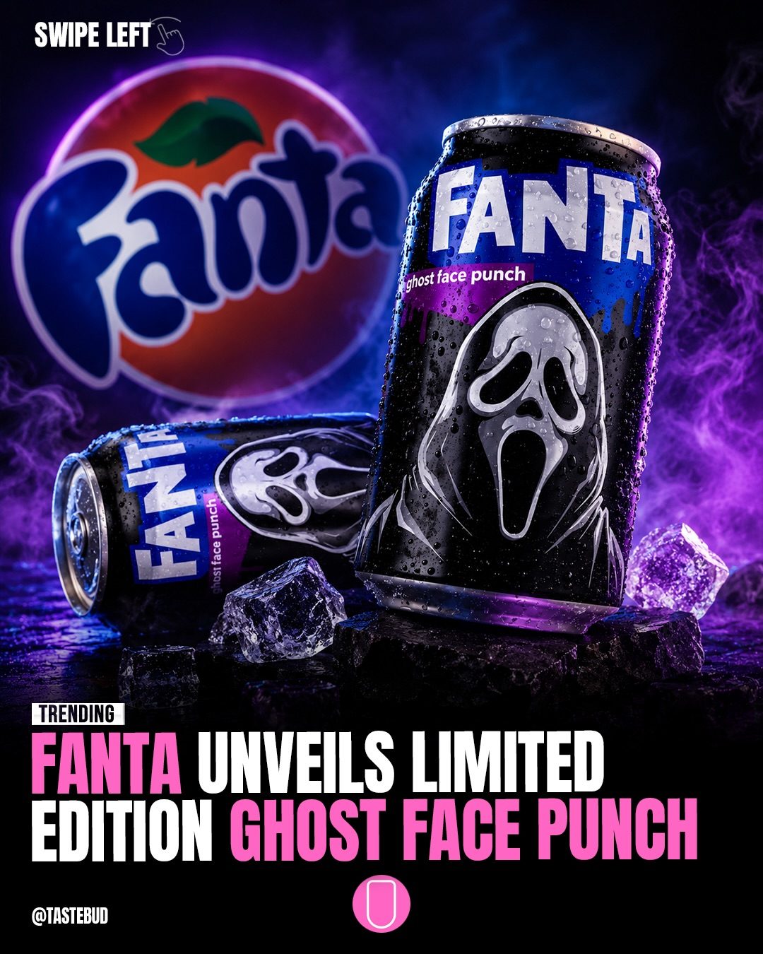Fanta Ghost Face Punch: Limited Edition Soda Can