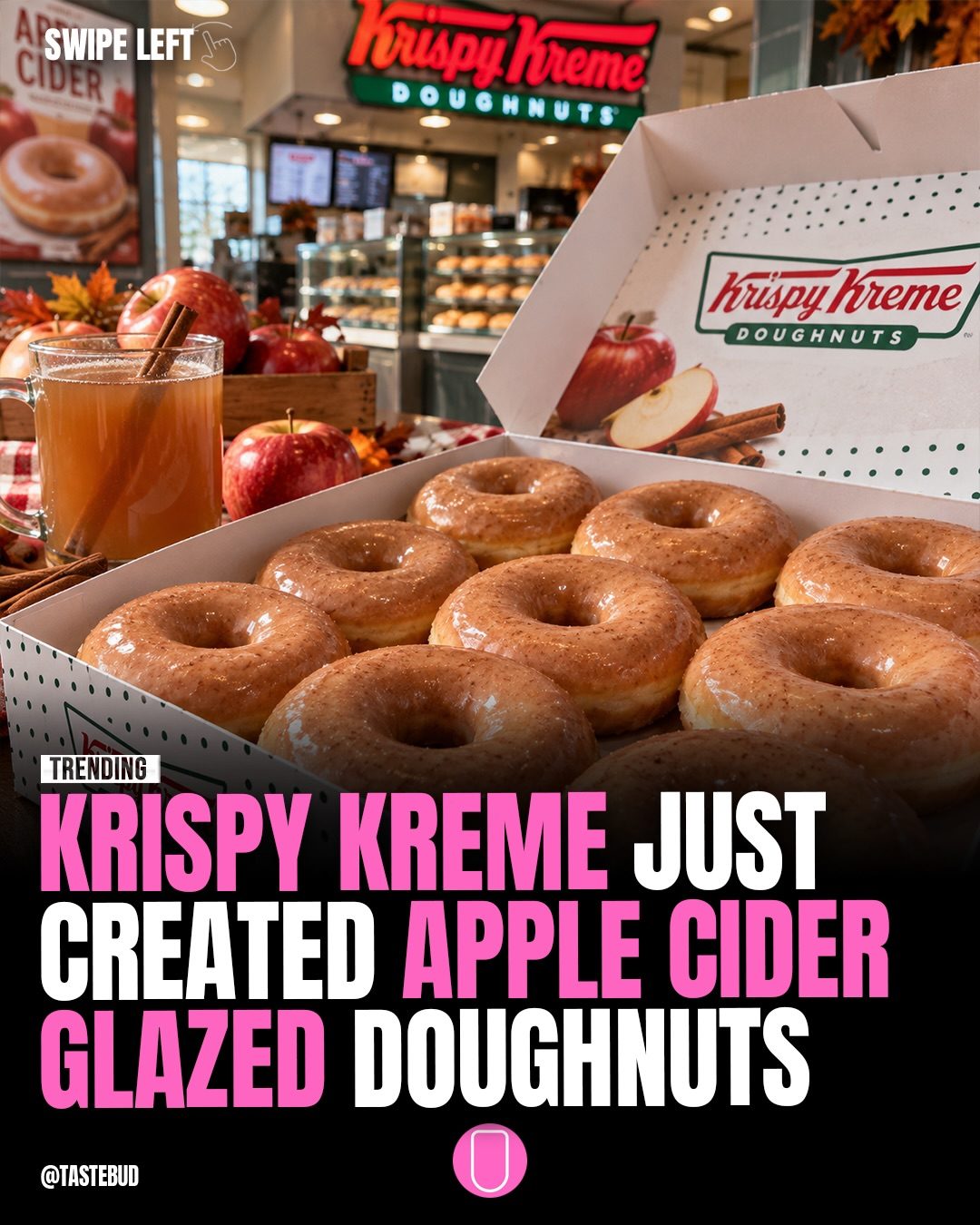 Krispy Kreme Apple Cider Doughnuts: New Fall Flavor