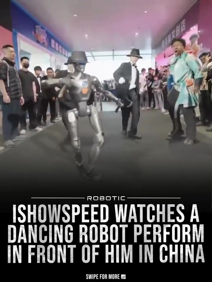 IShowSpeed Witnesses Amazing Robot Dance in China