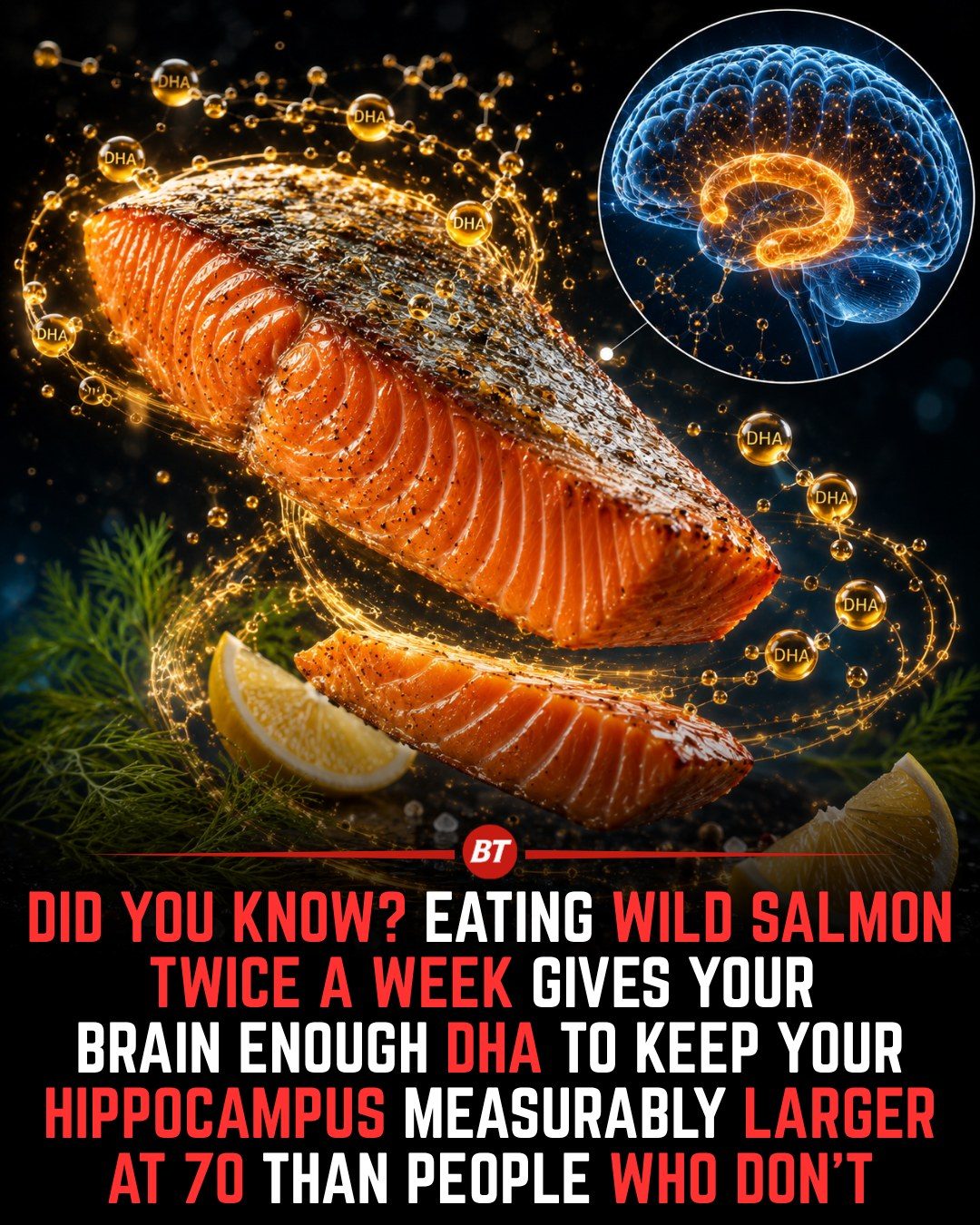 Salmon's Secret: Boost Brain Health with DHA