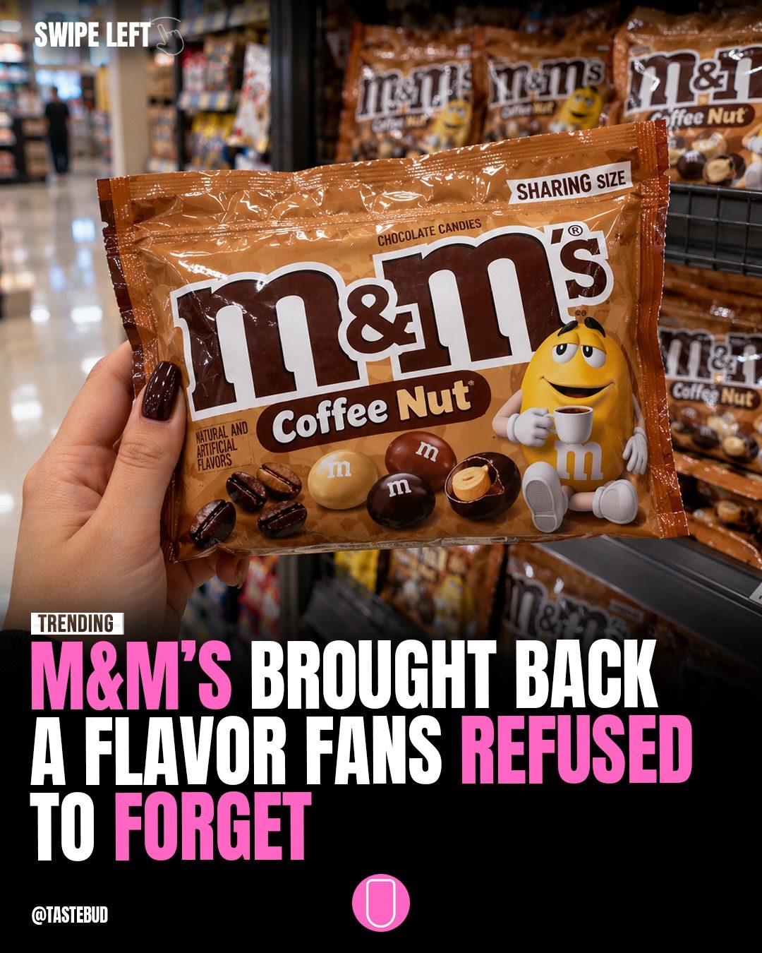M&M's Peanut Butter Cinnamon Roll Flavor Returns