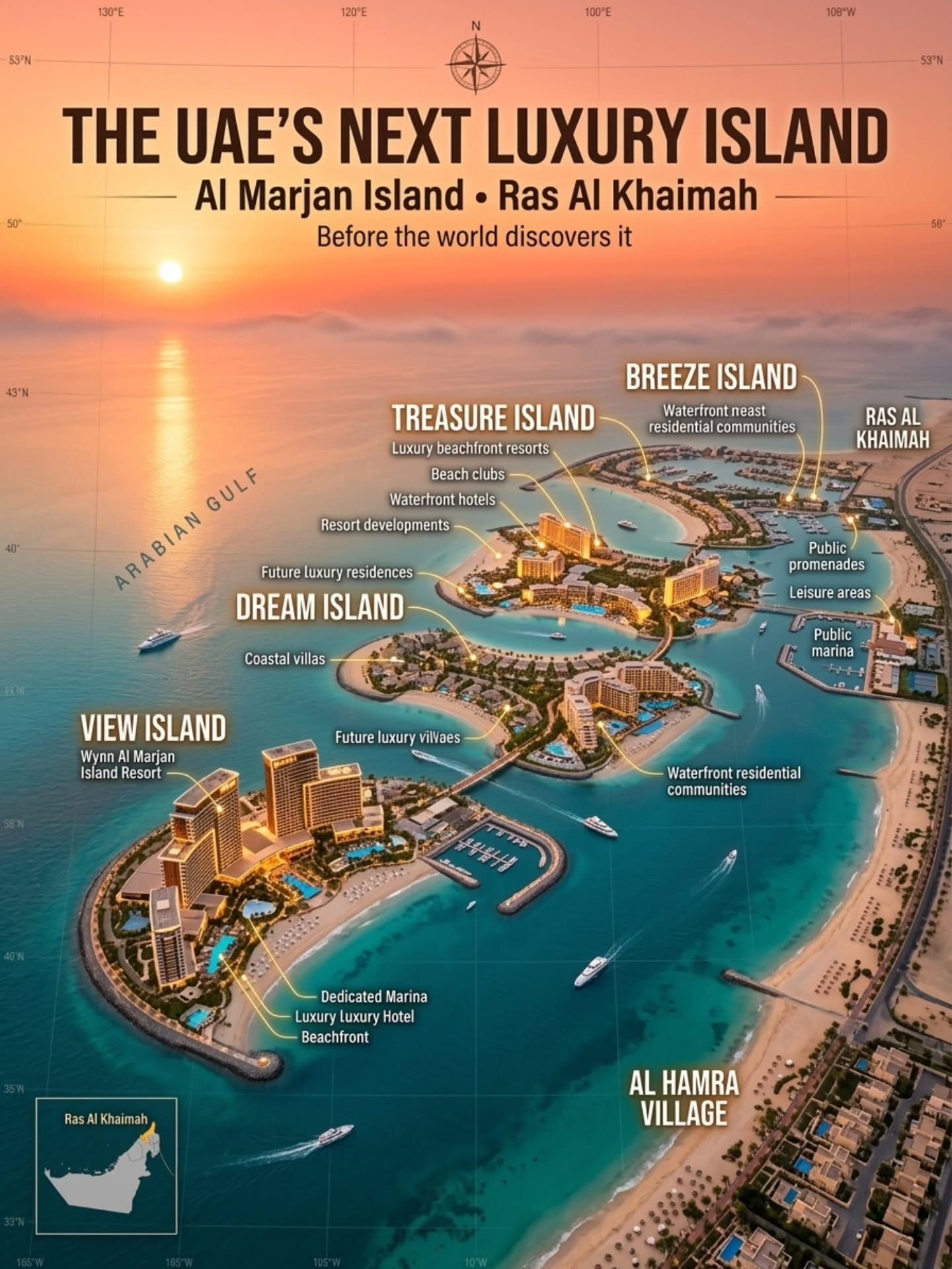Explore Al Marjan Island's Luxury Resorts and Villas in Ras Al Khaimah