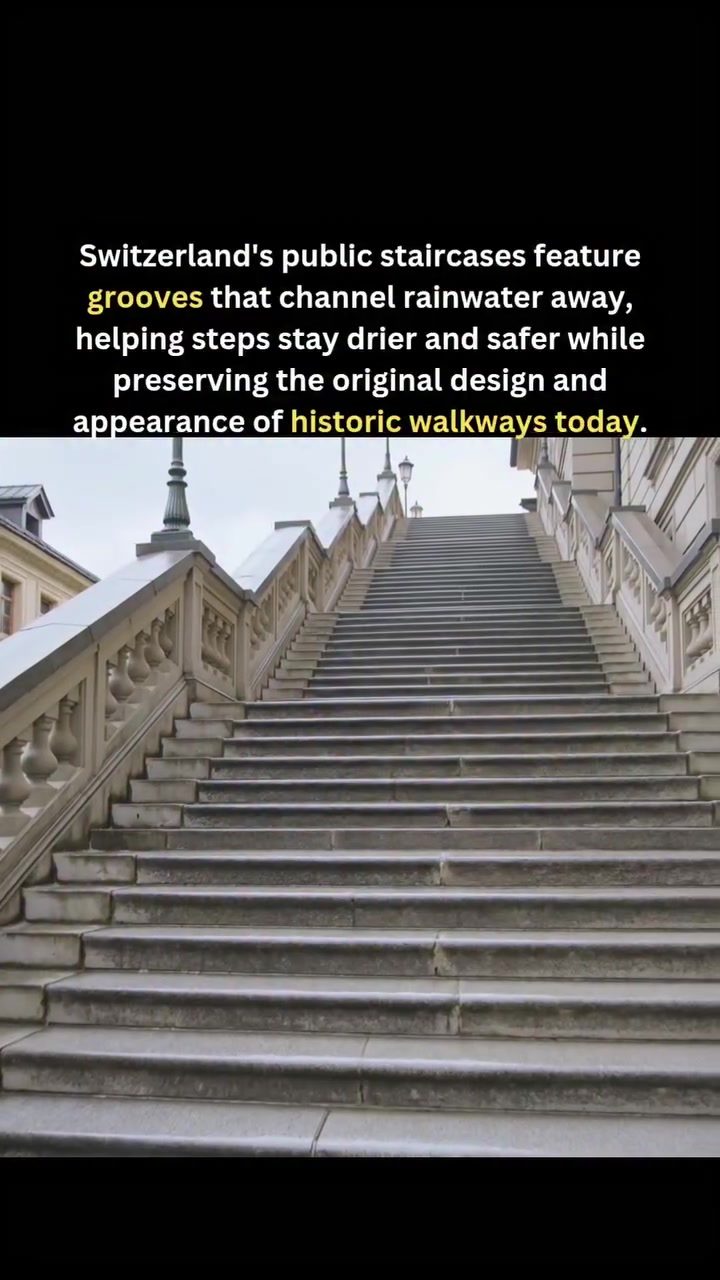 Switzerland's Iconic Staircases: Rainwater Designs