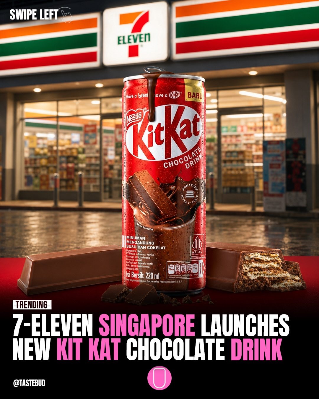 Kit Kat Chocolate Drink: New Singapore Launch at 7-Eleven