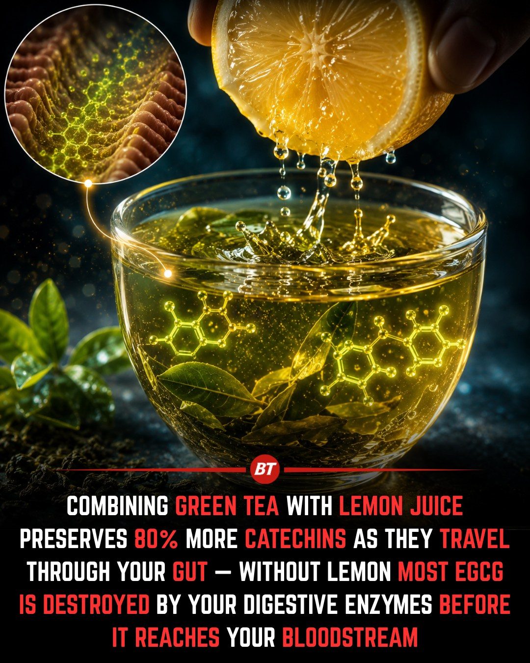 Boost Green Tea's Antioxidants with a Squeeze of Lemon