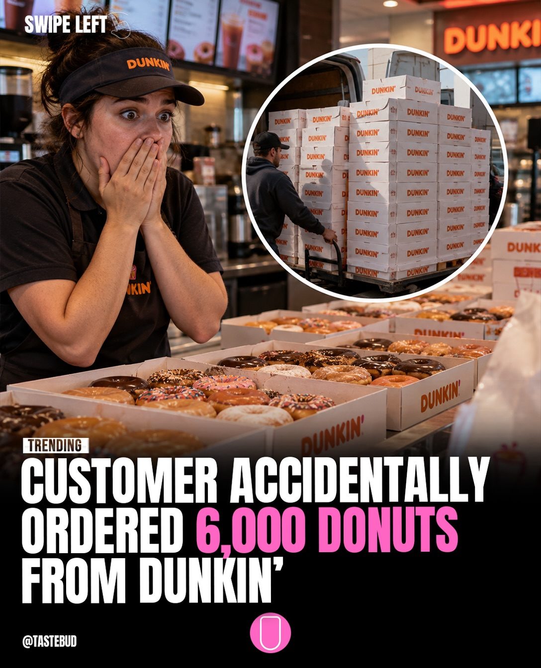 Dunkin' Donut Order Error: 6,000 Instead of 60