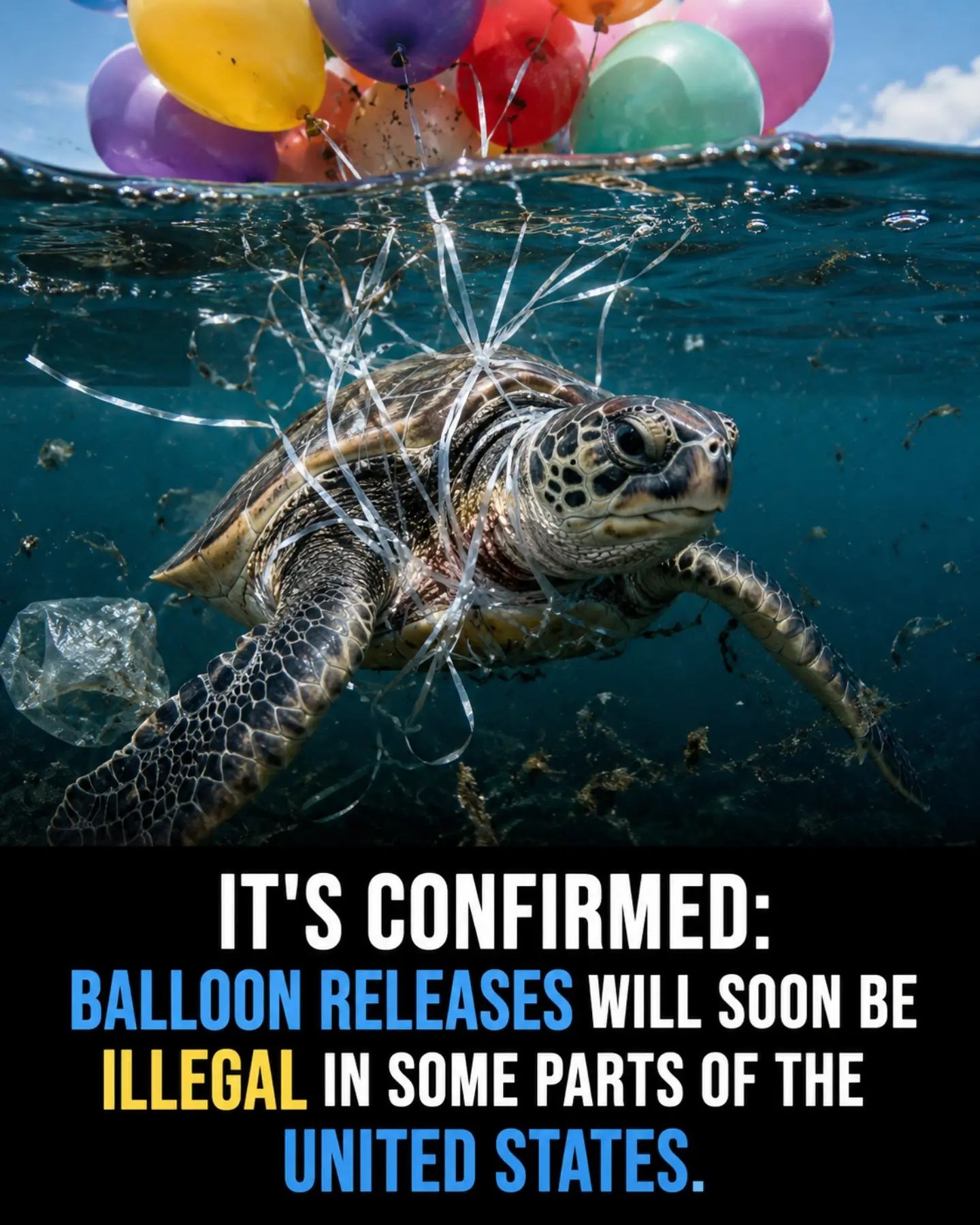 Balloons are killing marine life, and legislation is changing