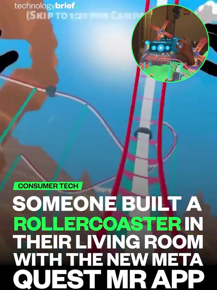 Explore Meta Quest's Living Room Rollercoaster with New MR App