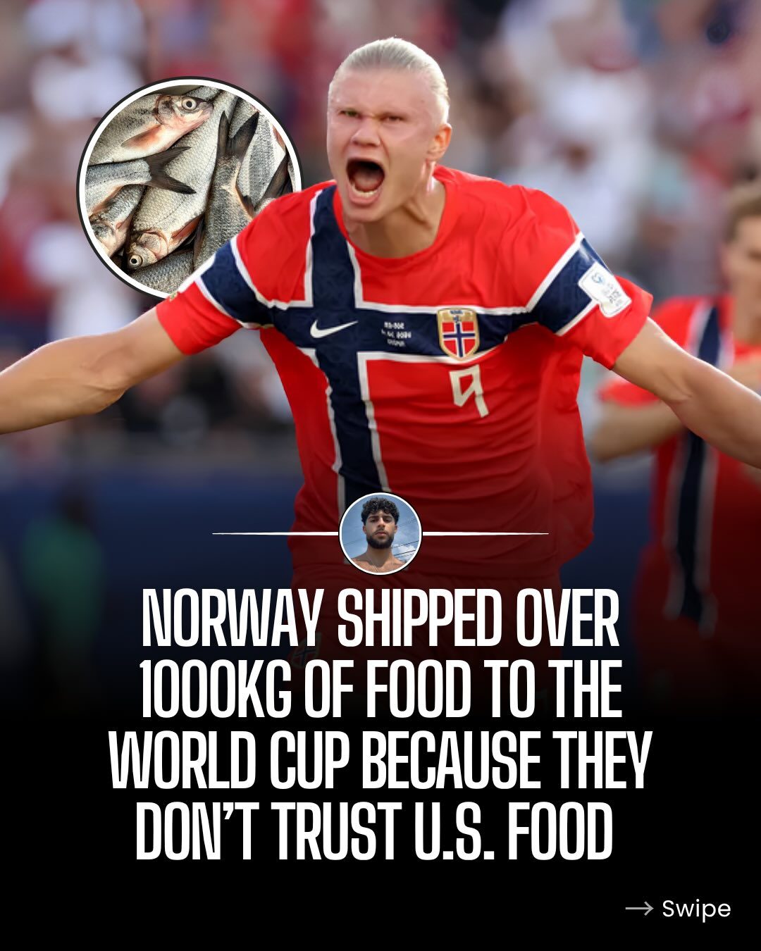 Norway's Secret Weapon at the World Cup: 1000kg of Traditional Food