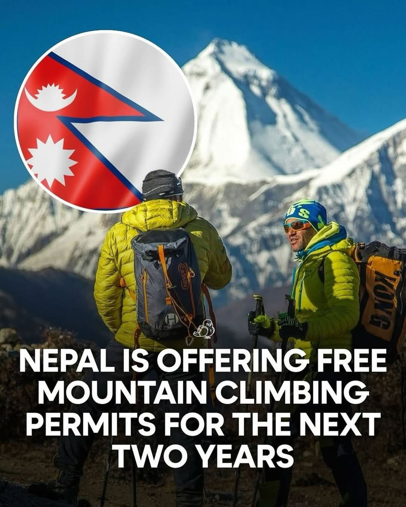Nepal Opens 97 Himalayan Peaks for Free Climbing