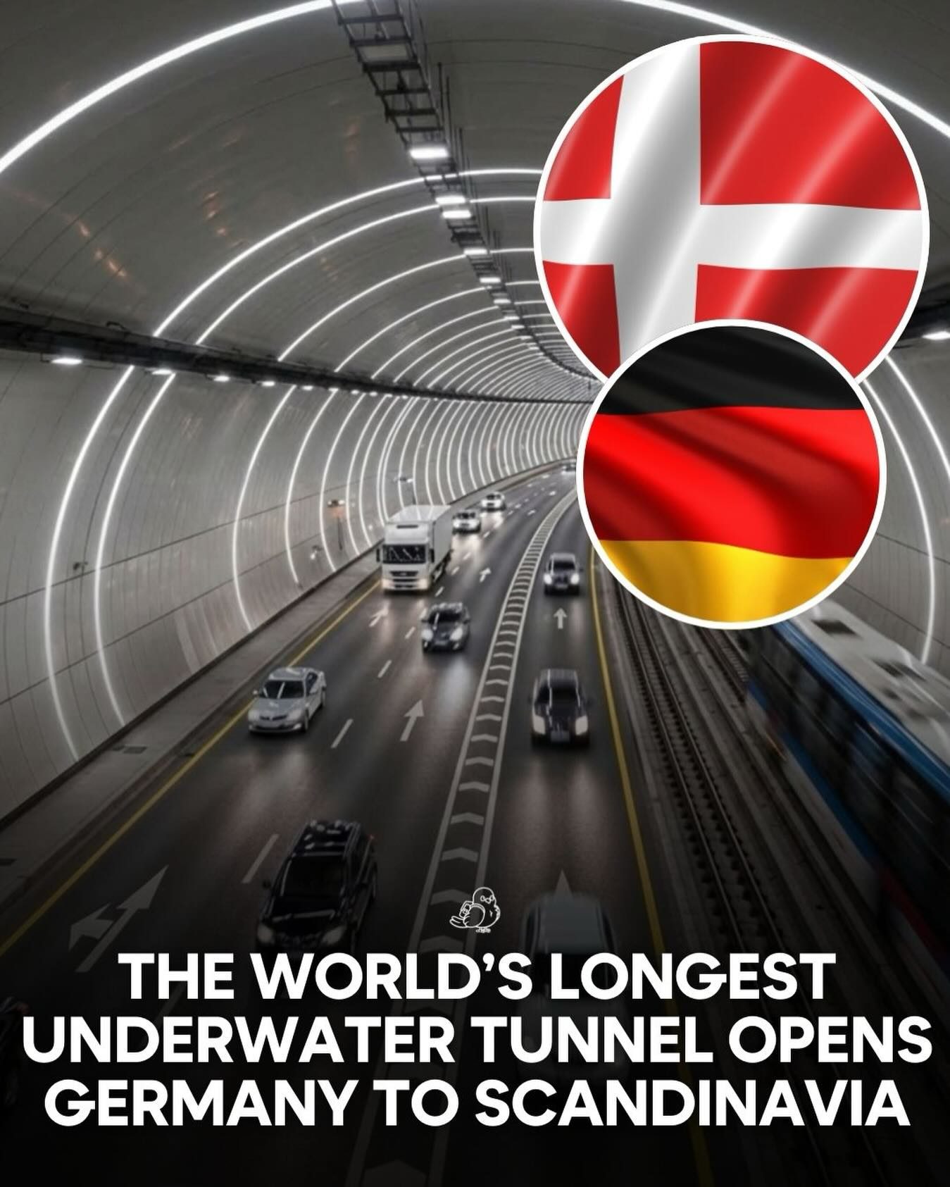 World's Longest Underwater Tunnel Connects Germany to Scandinavia