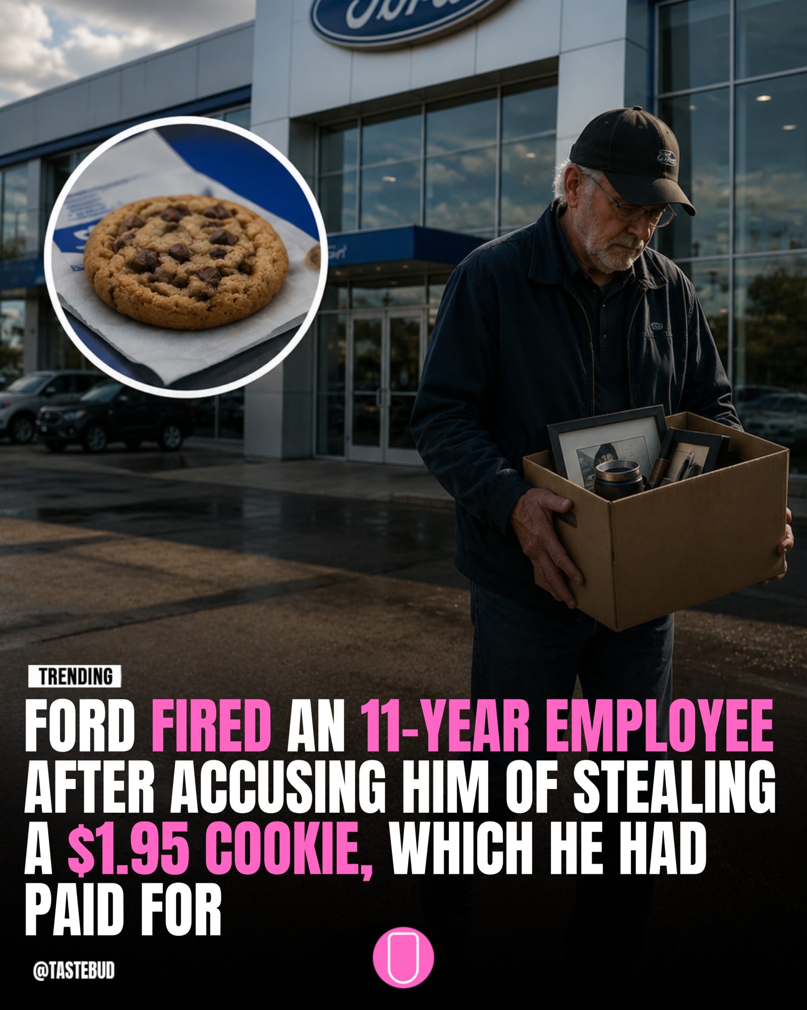 Ford Employee Fired for "$1.95 Cookie