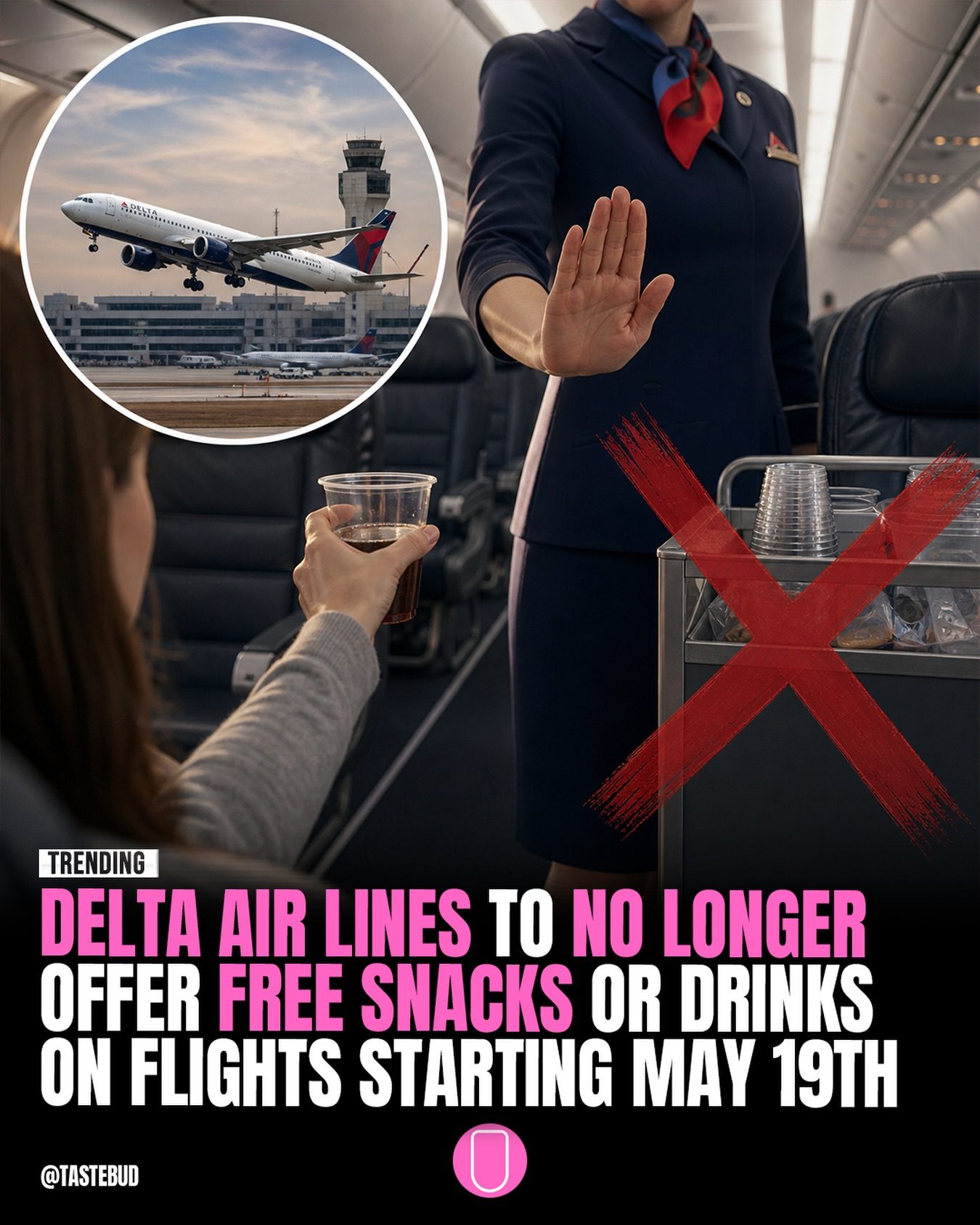 Delta Air Lines Stops Free Snacks on Short Flights