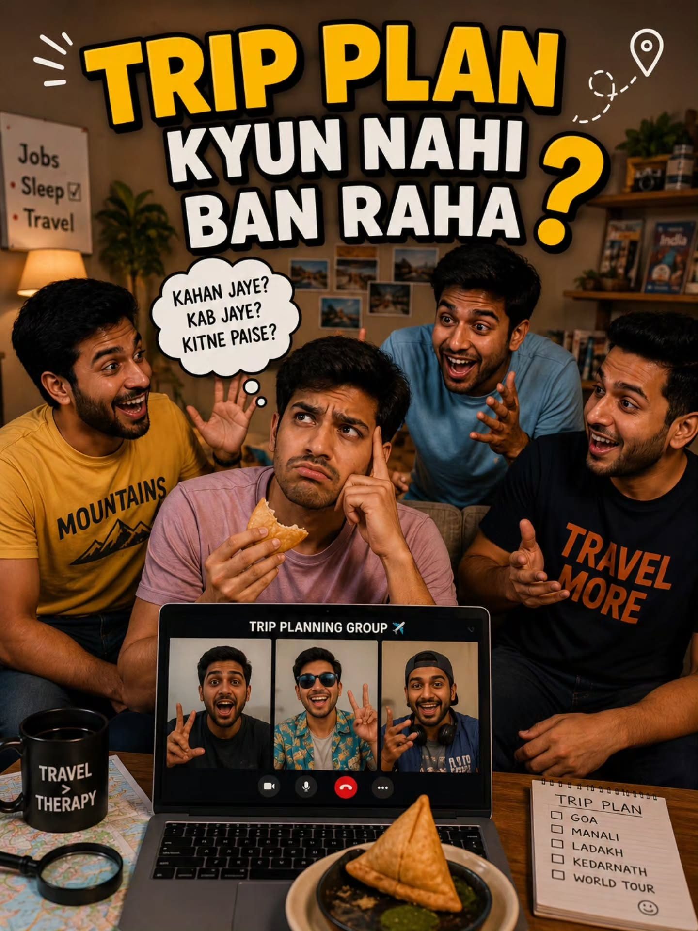 Funny Guide to Planning a Group Trip