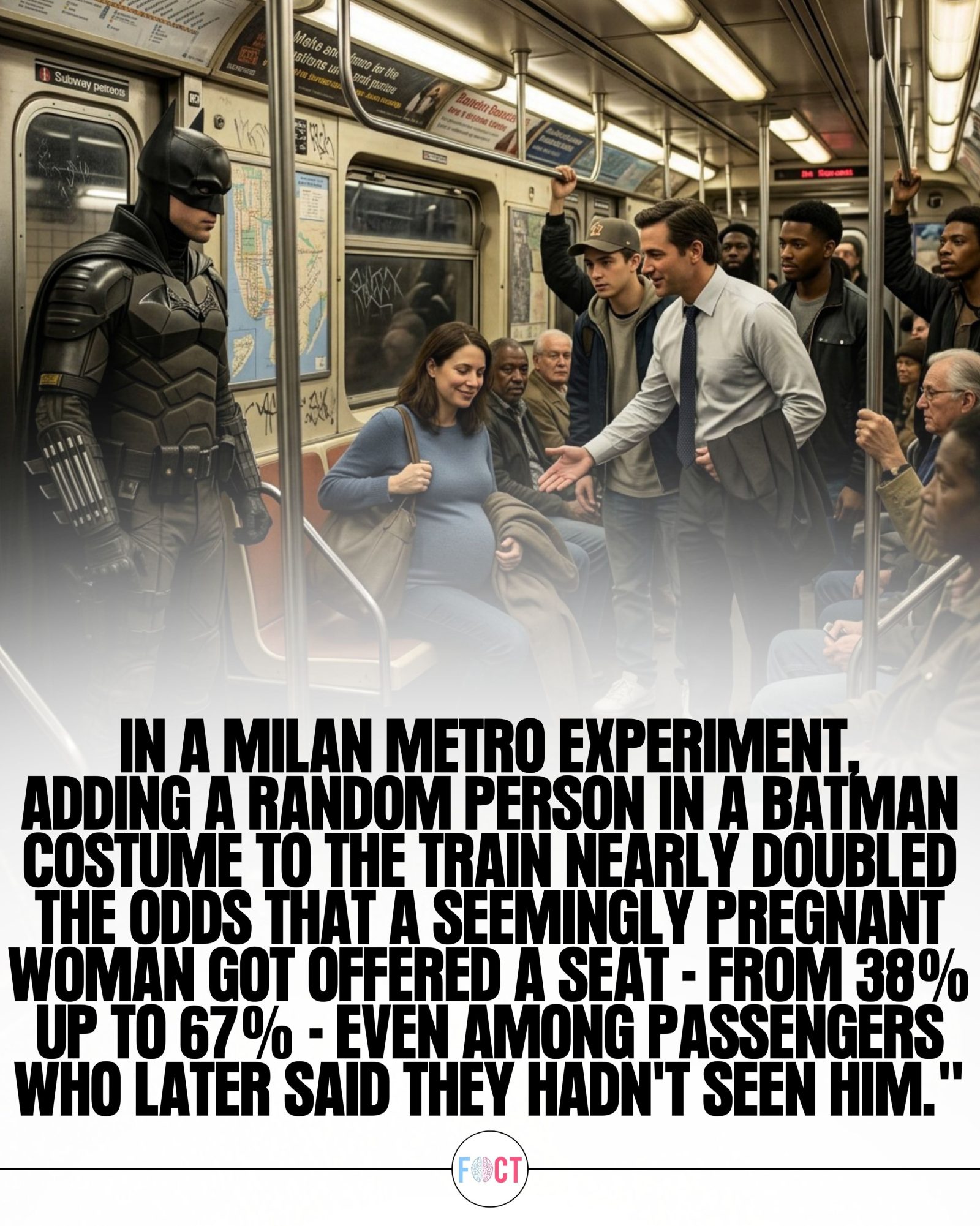 Batman in Milan Metro: How an Unexpected Hero Boosted Kindness