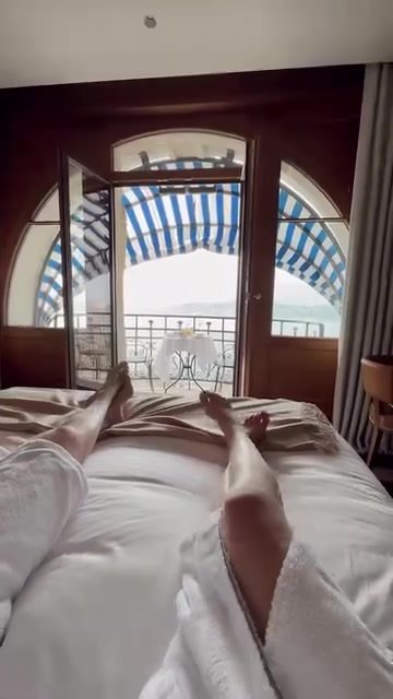 Indulge in an Elegant Balcony Breakfast at a Luxury Hotel