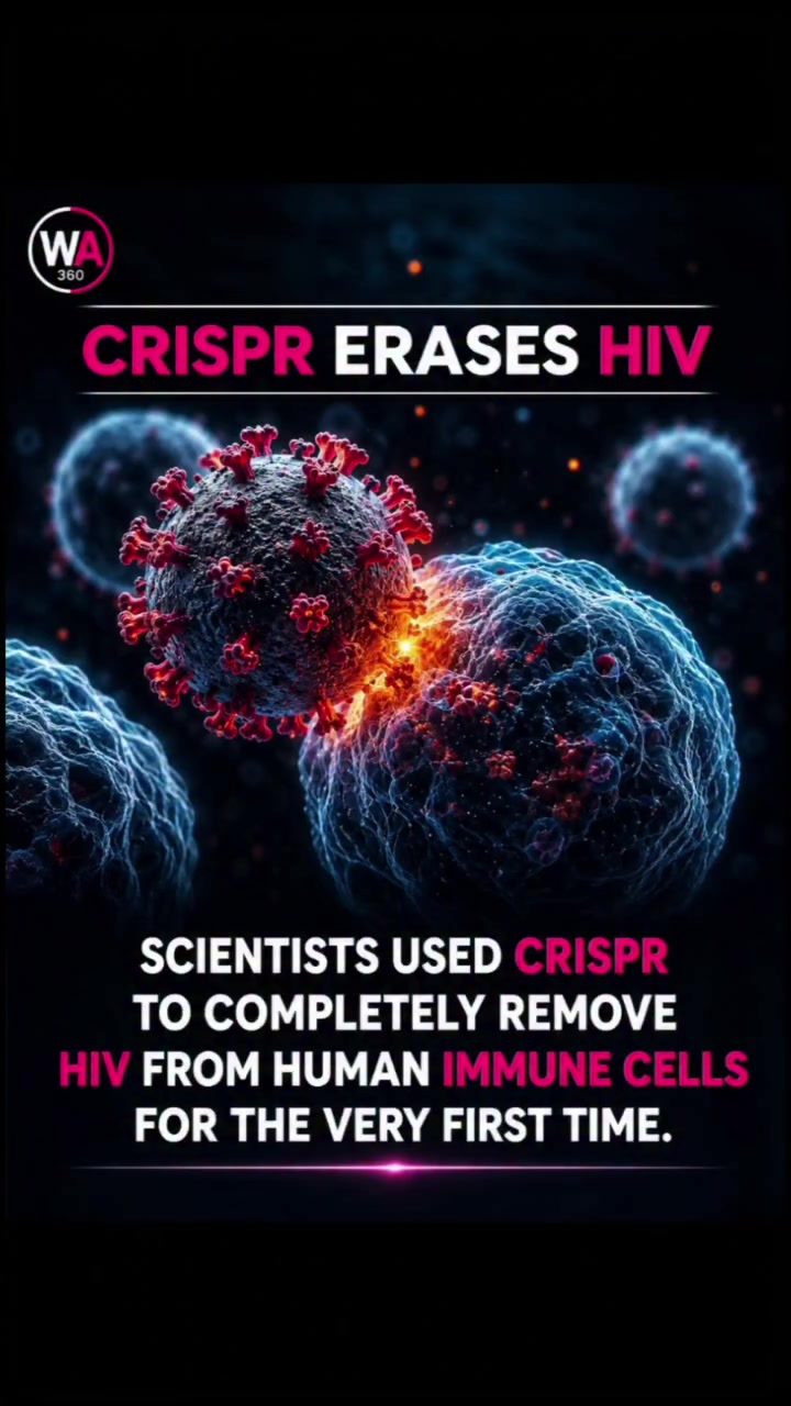 CRISPR Technology Removes HIV from Human Cells in Lab