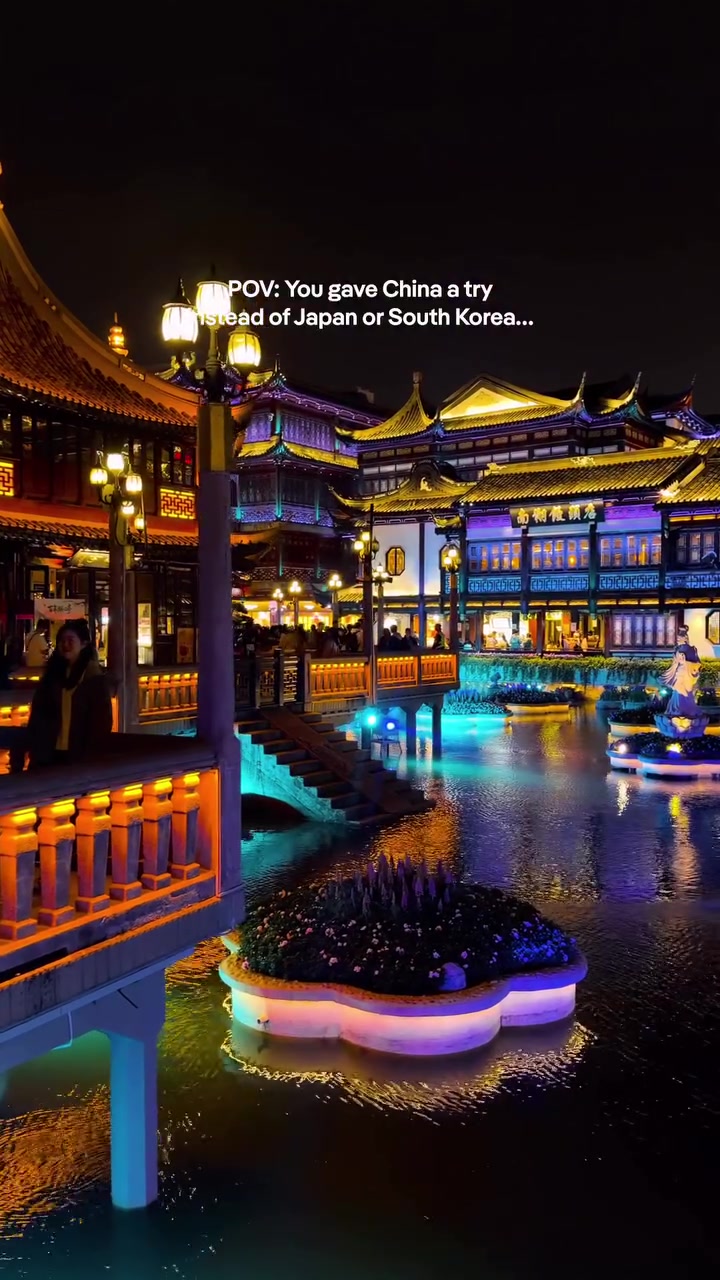China's Nighttime Scenery: Traditional and Modern