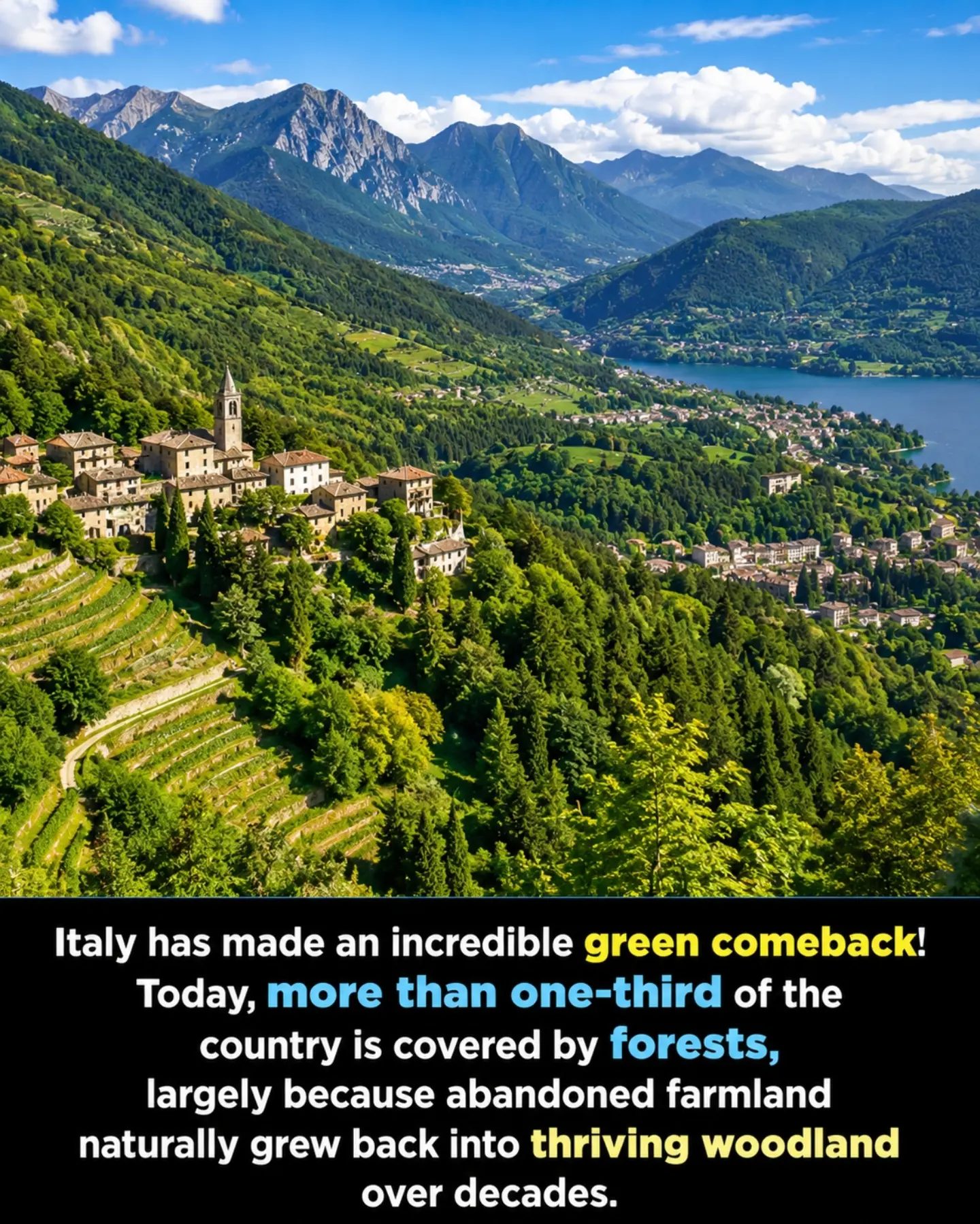 Italy's Green Revival: How Abandoned Farms Became Forests