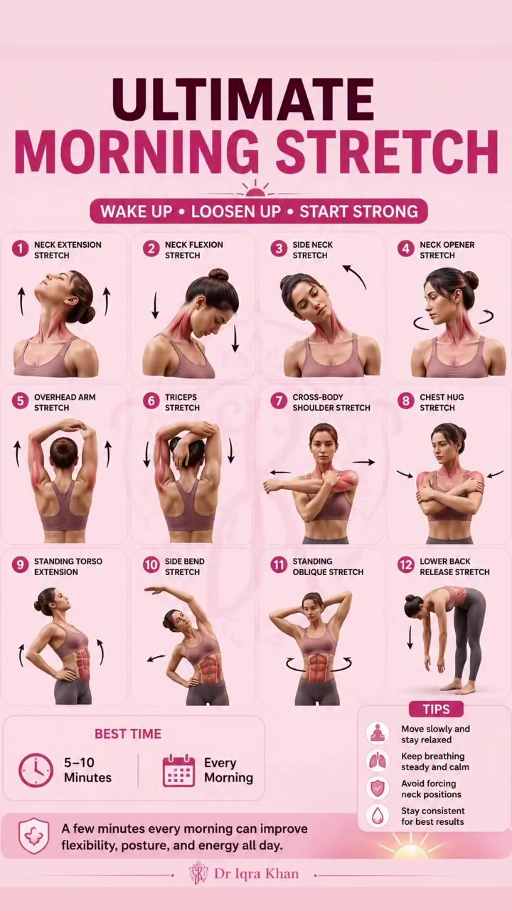 Start Your Day With Dr. Iqra Khan's Morning Stretch Routine