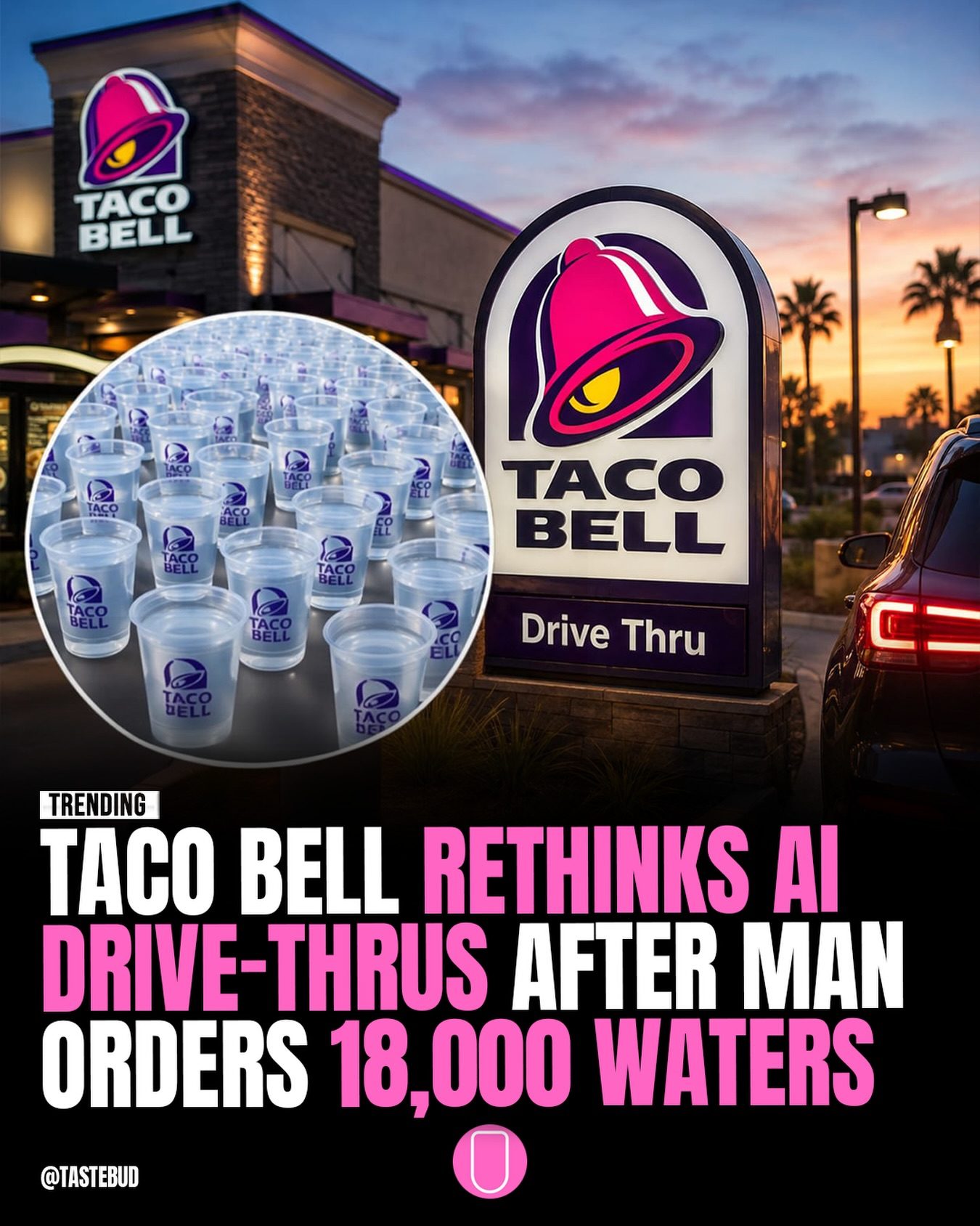 Taco Bell Reevaluates AI After Water Order Mix-Up