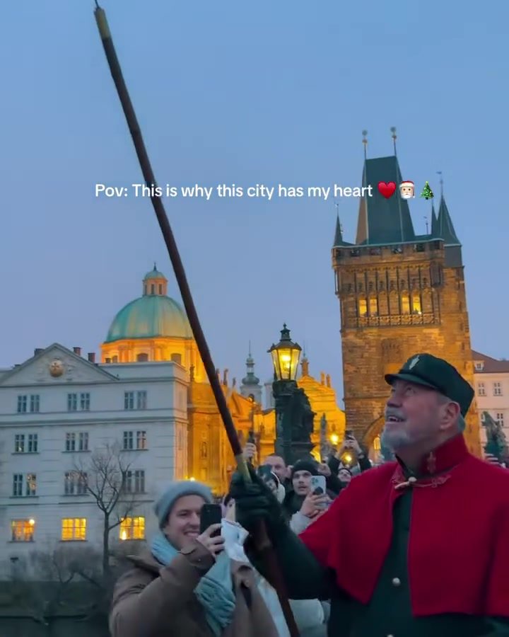 Prague's Magical Gas Lamp Tradition at Christmas