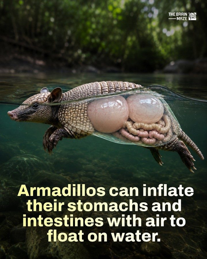 Armadillos: Armored Swimmers' River-Crossing Secrets