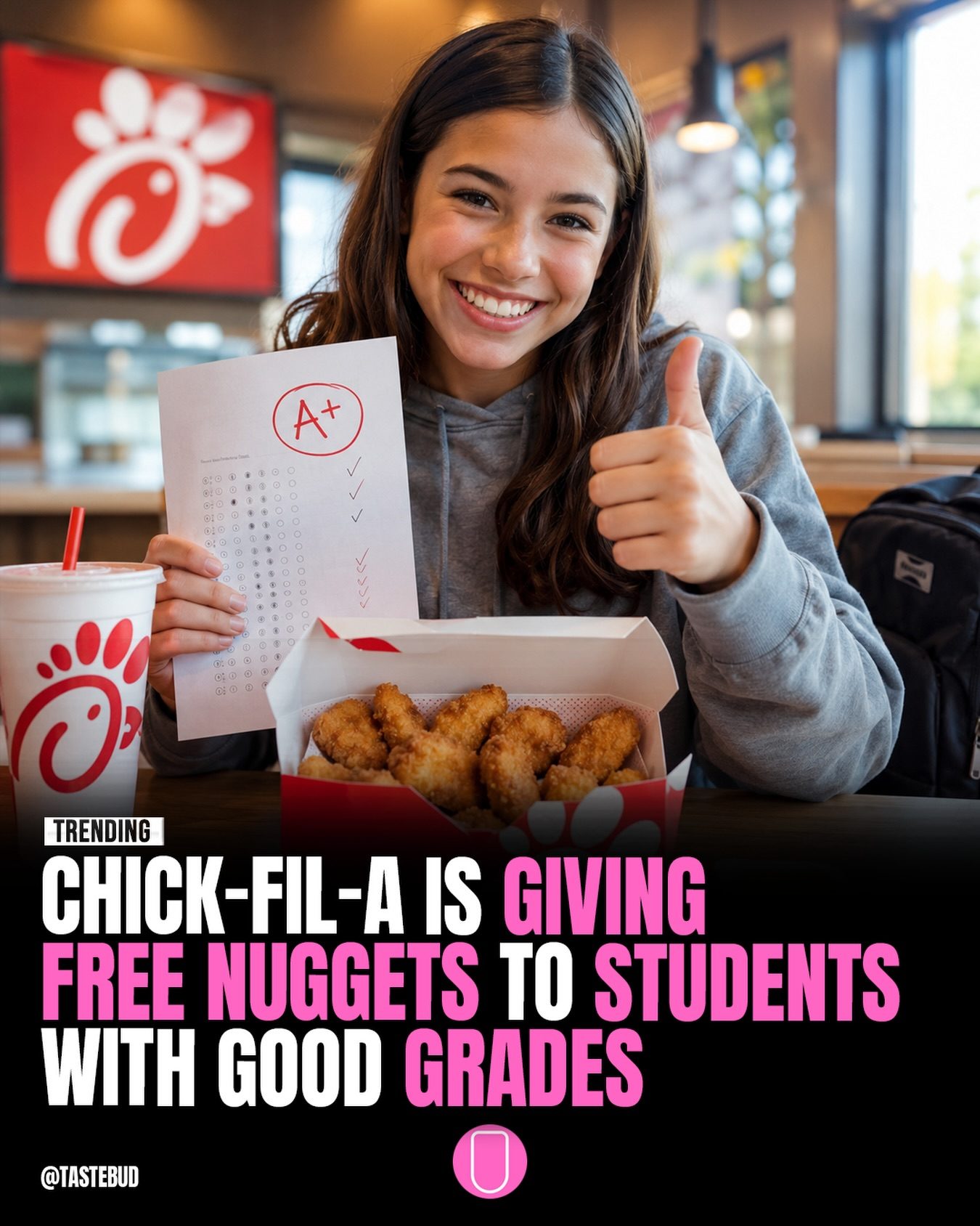 Chick-fil-A Rewards Students with Free Nuggets for Good Grades