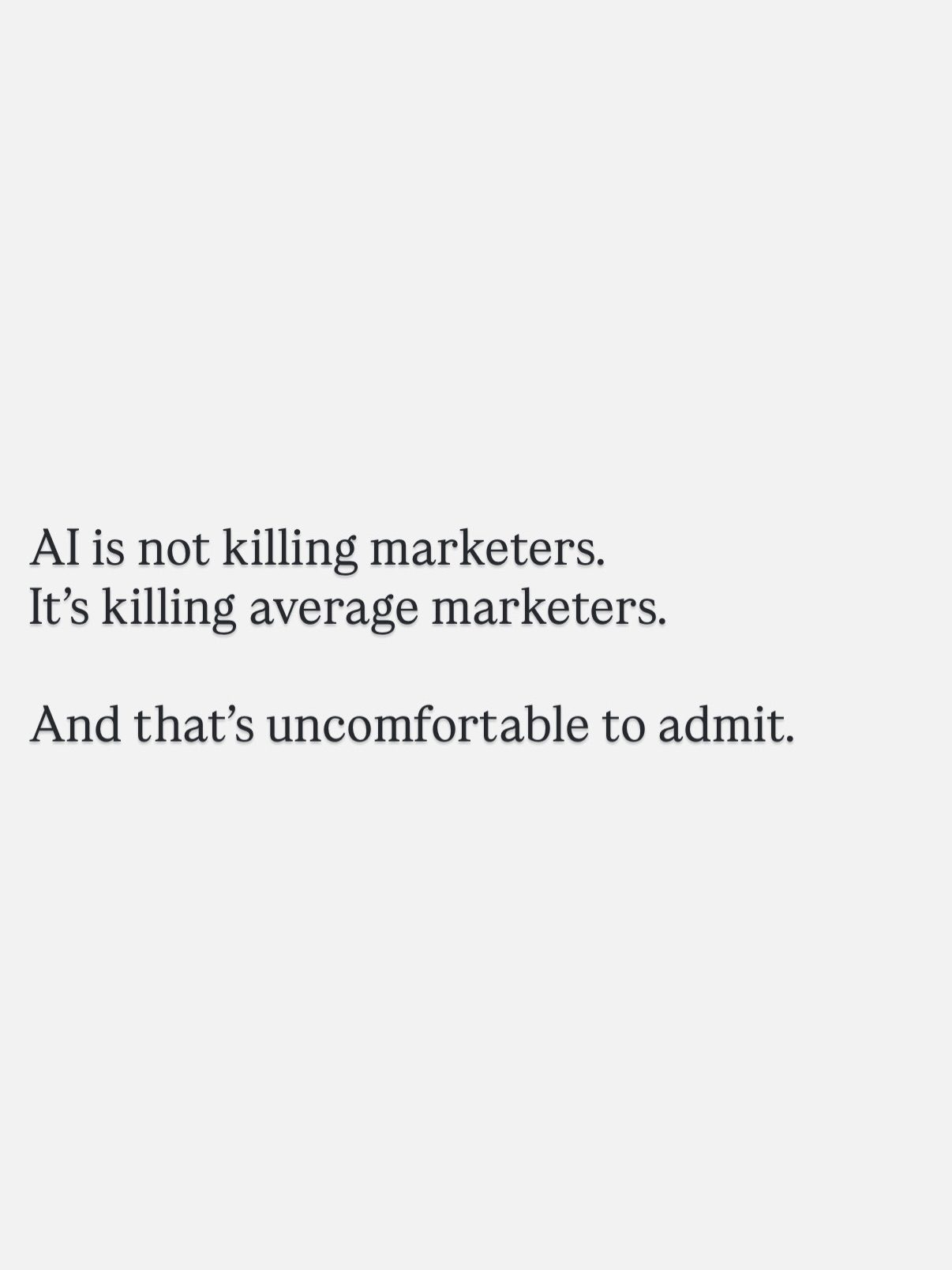 AI in Marketing: Adapt or Be Replaced