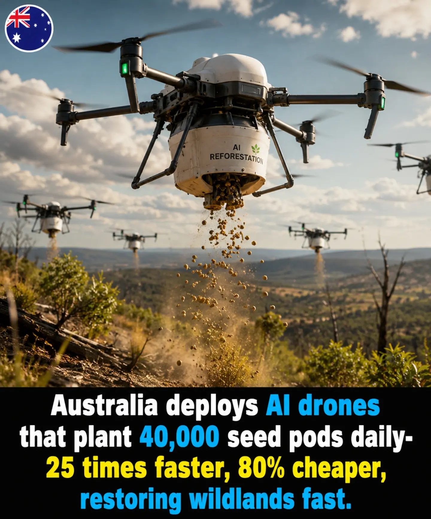 AI Drones Revolutionize Reforestation in Australia