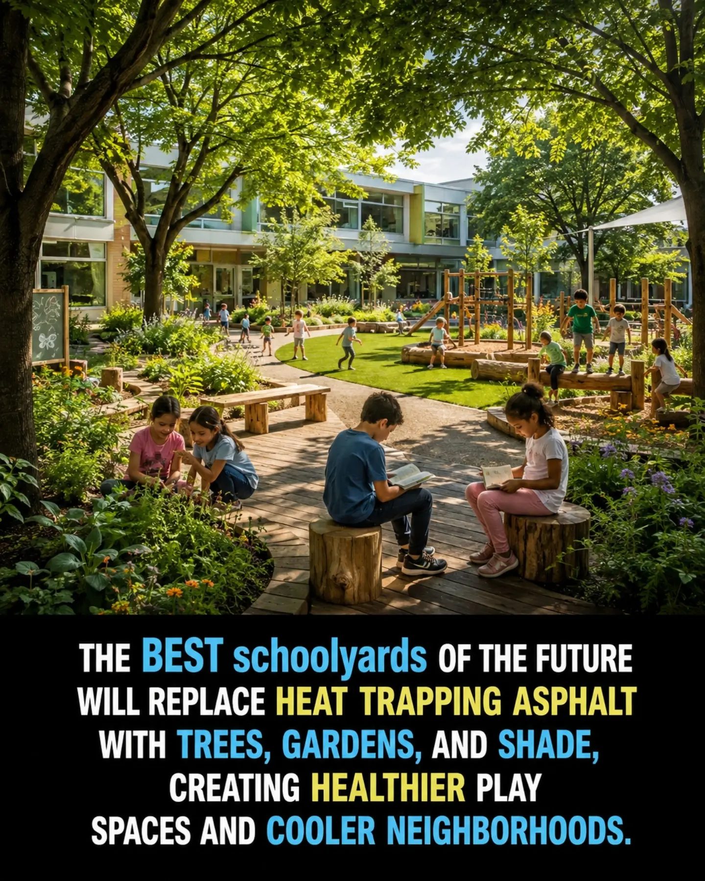 Transforming Schoolyards: Green Spaces for Healthier Play