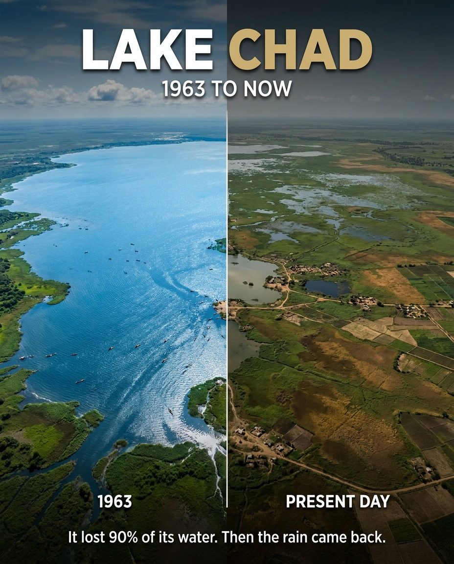 Lake Chad's Dramatic Shrinkage and Recovery
