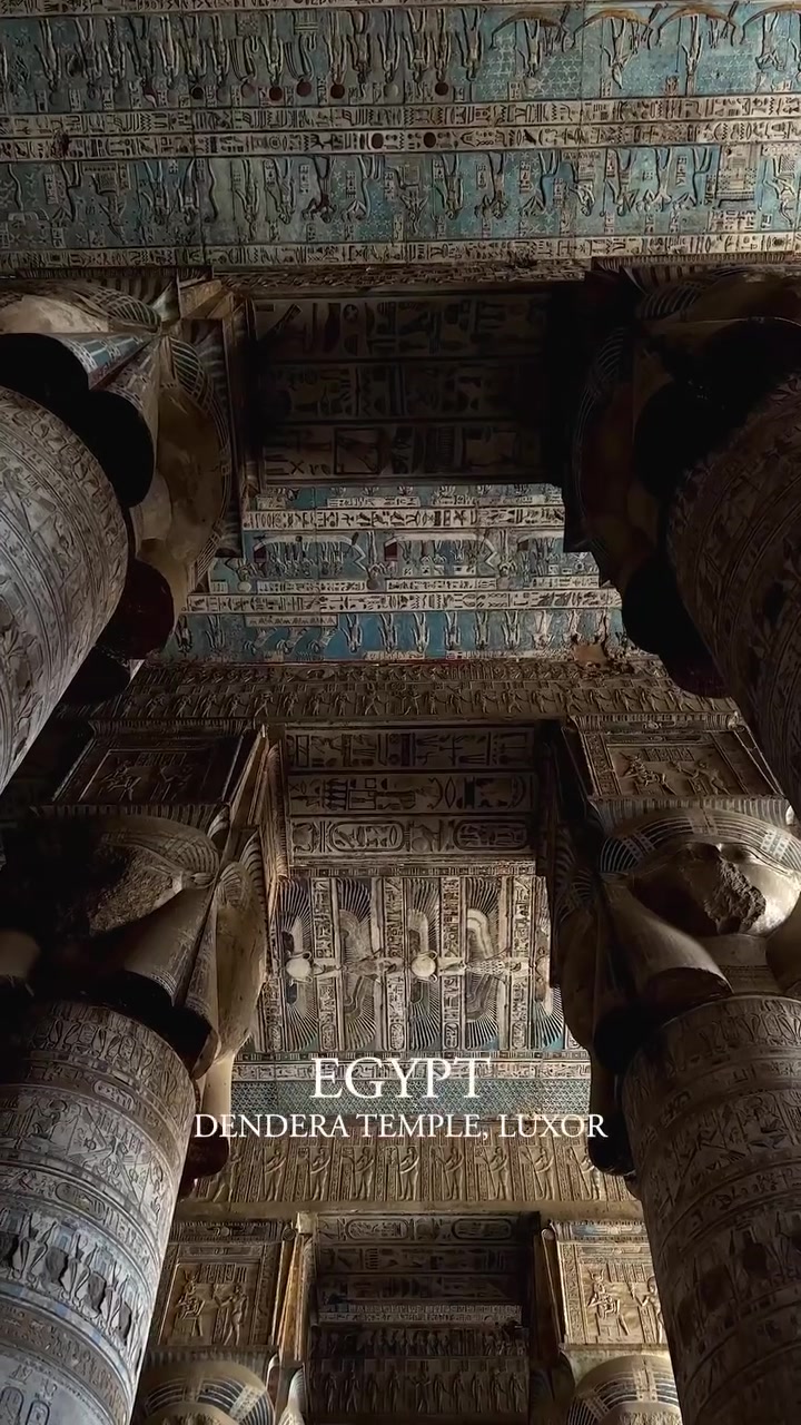 Dendera Temple Luxor: Hieroglyphics and Architecture