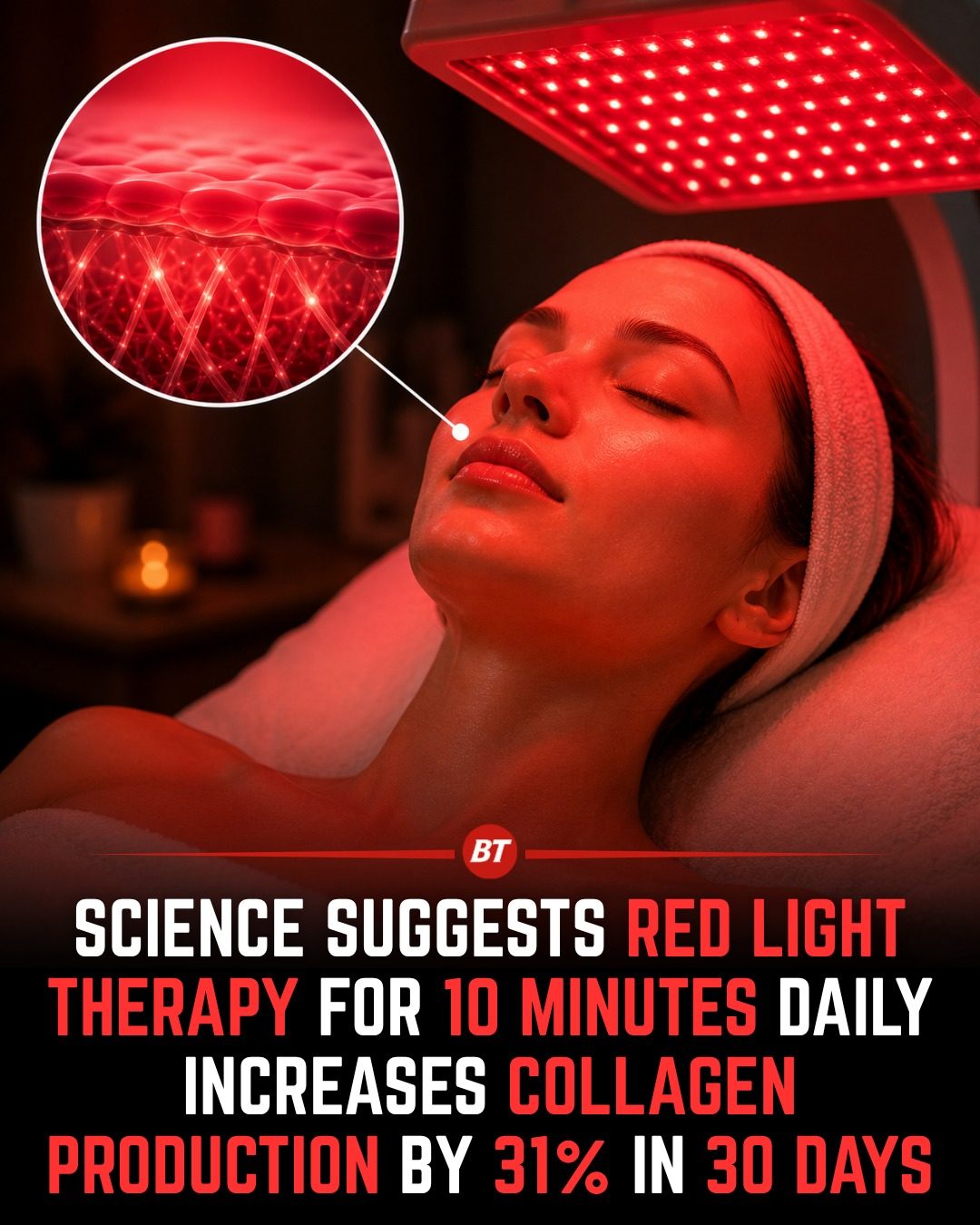 Unlocking Youthful Skin: Red Light Therapy Boosts Collagen in 30 Days