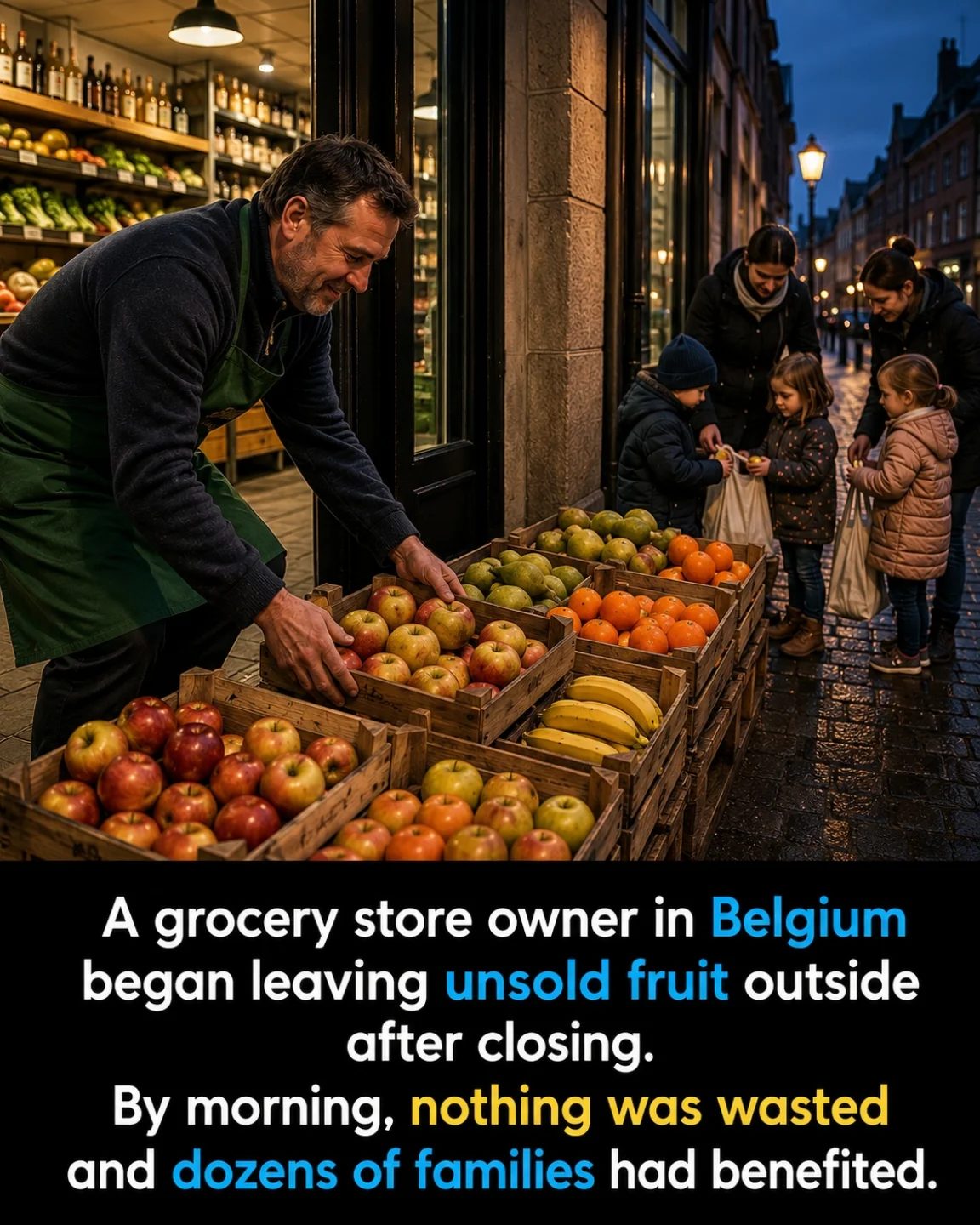 Belgian Grocery Store Owner Combats Food Waste by Feeding Community