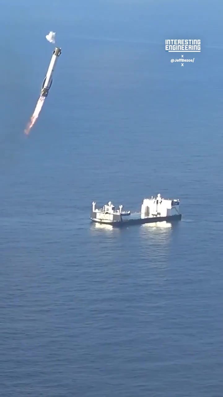Blue Origin's Ocean Rocket Landing: A Leap in Reusable Spaceflight