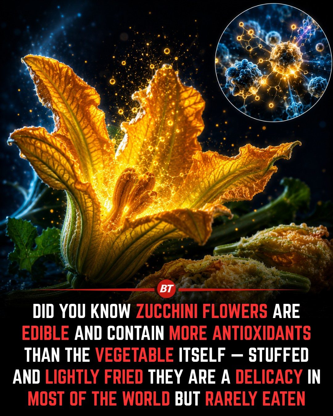 Discover the Nutritional Power of Zucchini Flowers