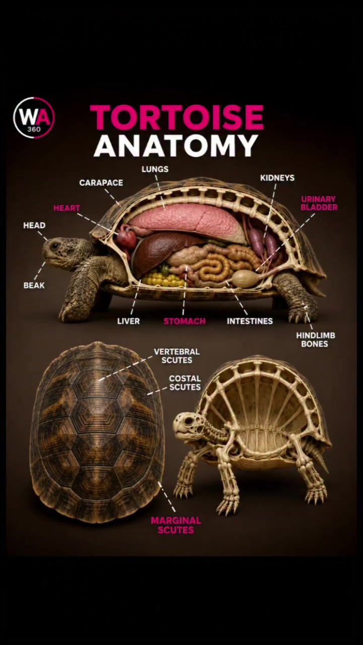 The Marvel of Tortoise Anatomy: A Deep Dive Inside the Shell