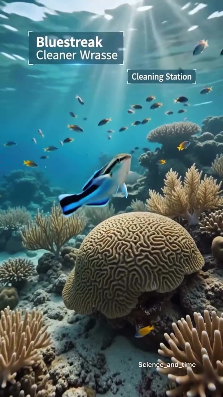 Cleaner Wrasses Keep Coral Reefs Healthy