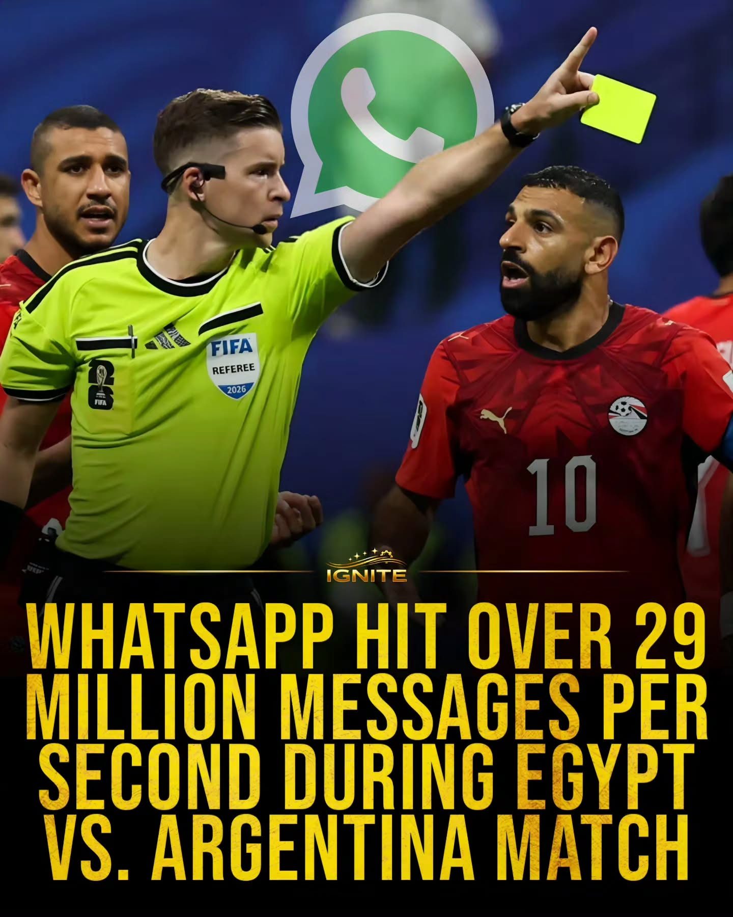 WhatsApp's Record-Breaking Communication During Egypt vs. Argentina