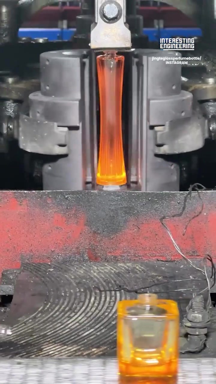 Automated Glass Perfume Bottle Manufacturing Process