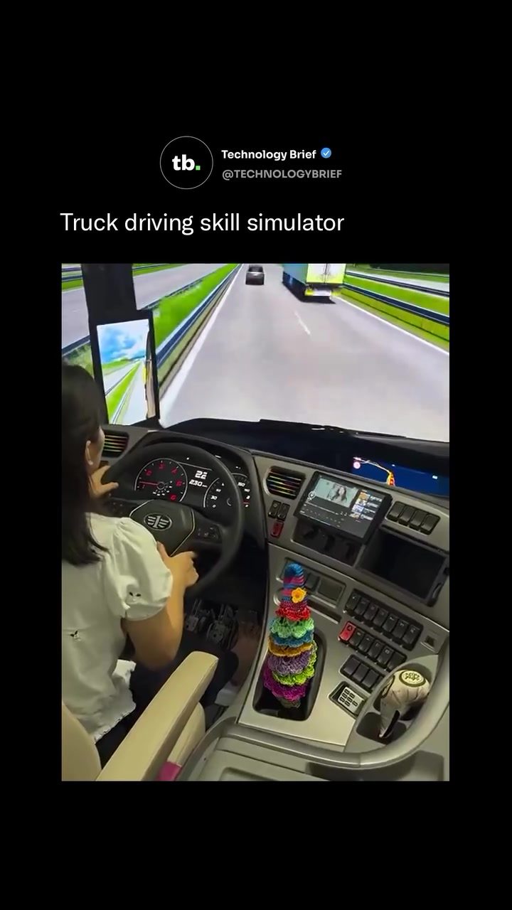 Mastering Truck Driving with Realistic Simulators