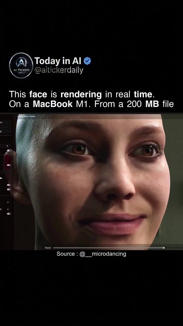 MacBook M1 Real-Time Face Rendering Revolution